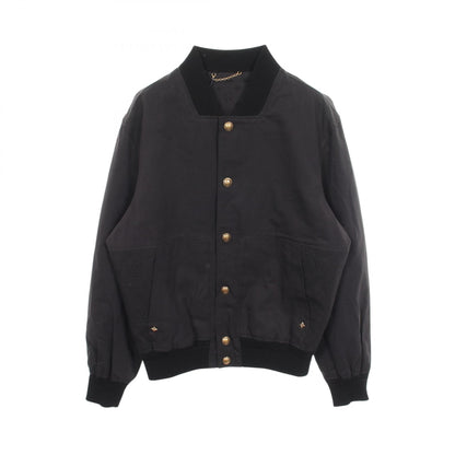 LOUIS VUITTON Light Bomber Embossed Cotton Black Size 48