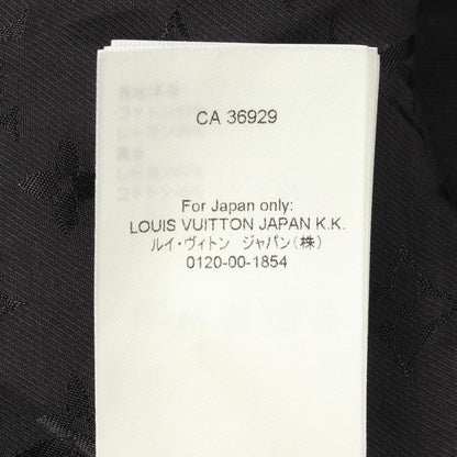 LOUIS VUITTON Light Bomber Embossed Cotton Black Size 48