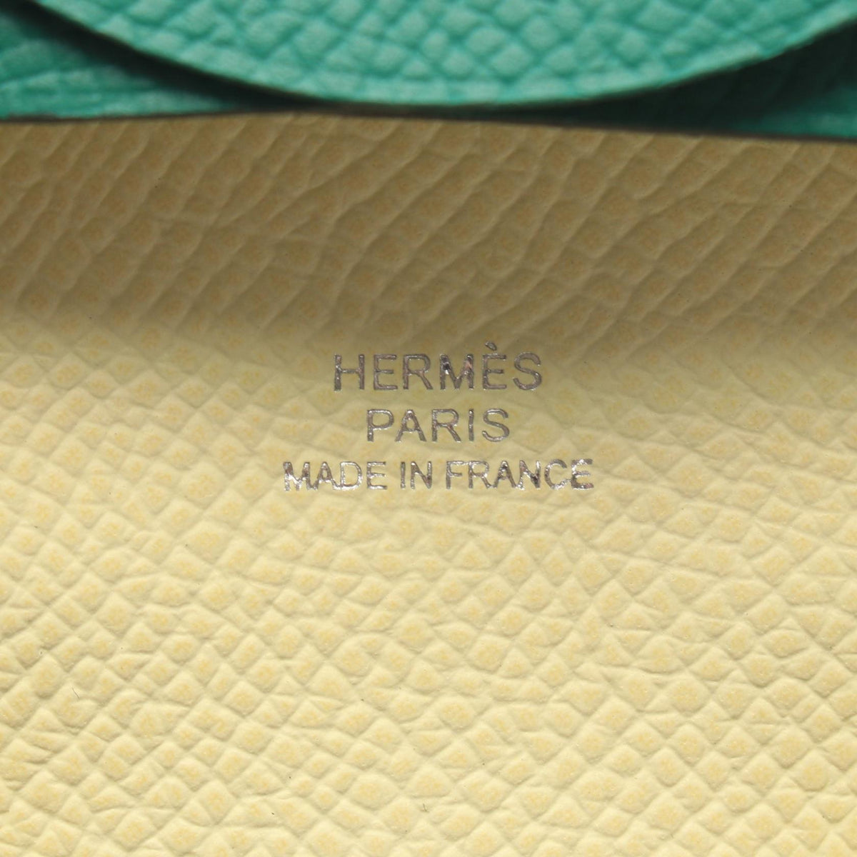 HERMES Bastia Veau Epsom Leather Coin Case