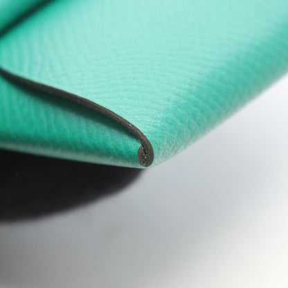 HERMES Bastia Veau Epsom Leather Coin Case