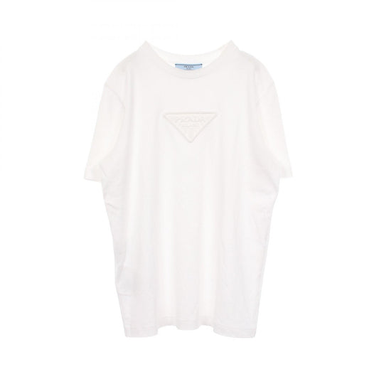 PRADA Triangle Logo Cotton Short Sleeve T-Shirt Size XS