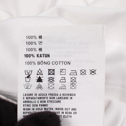 PRADA Triangle Logo Cotton Short Sleeve T-Shirt Size XS