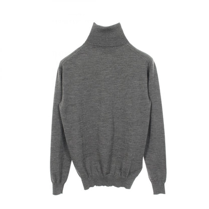 PRADA Triangle Logo Turtleneck Wool Sweater Size 36