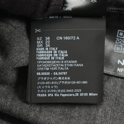 PRADA Triangle Logo Turtleneck Wool Sweater Size 36