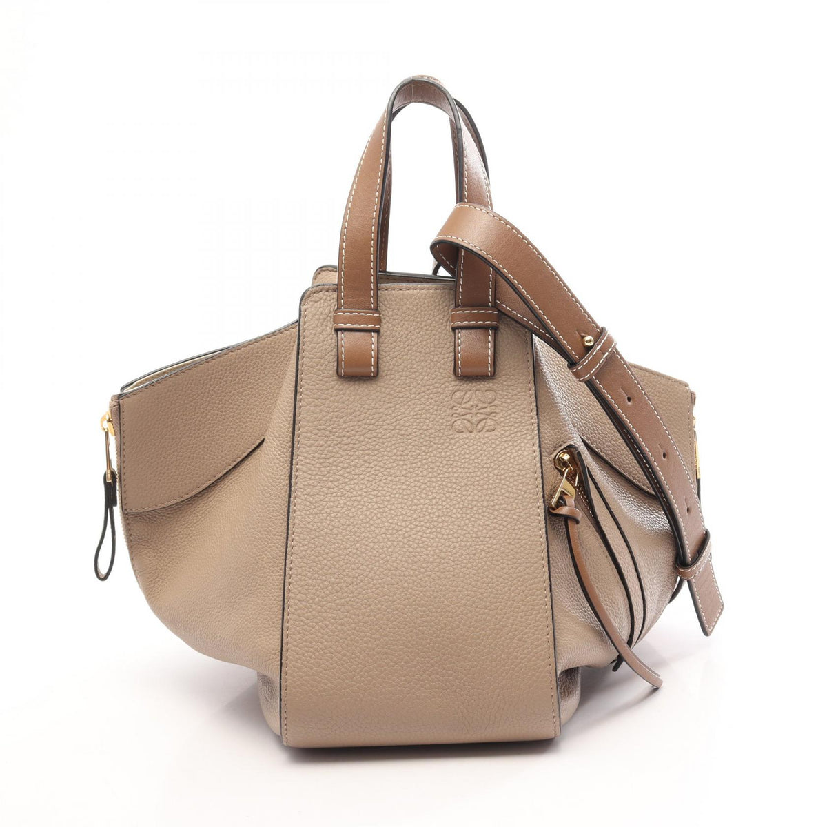 LOEWE Hammock Small 2-Way Bag Beige