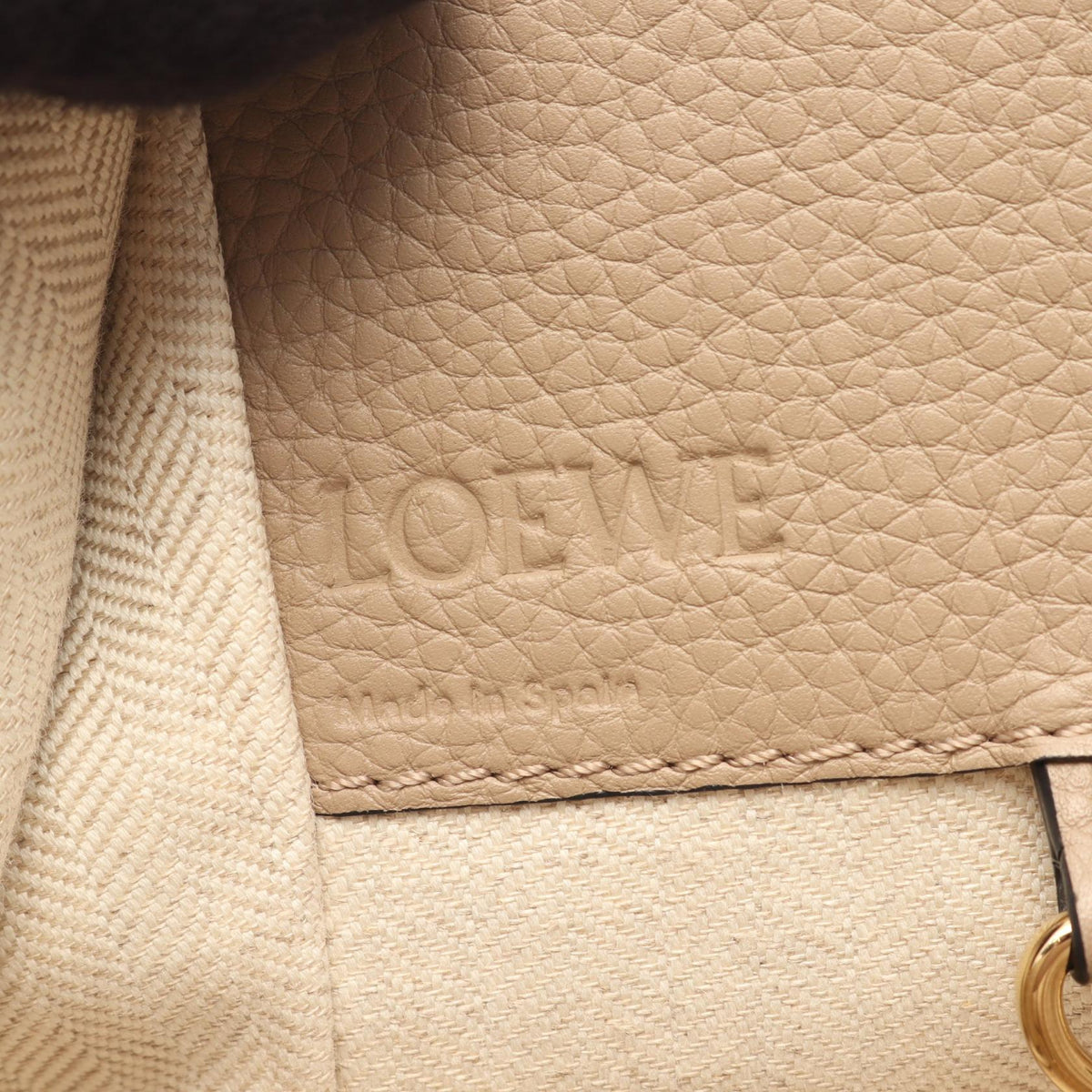 LOEWE Hammock Small 2-Way Bag Beige
