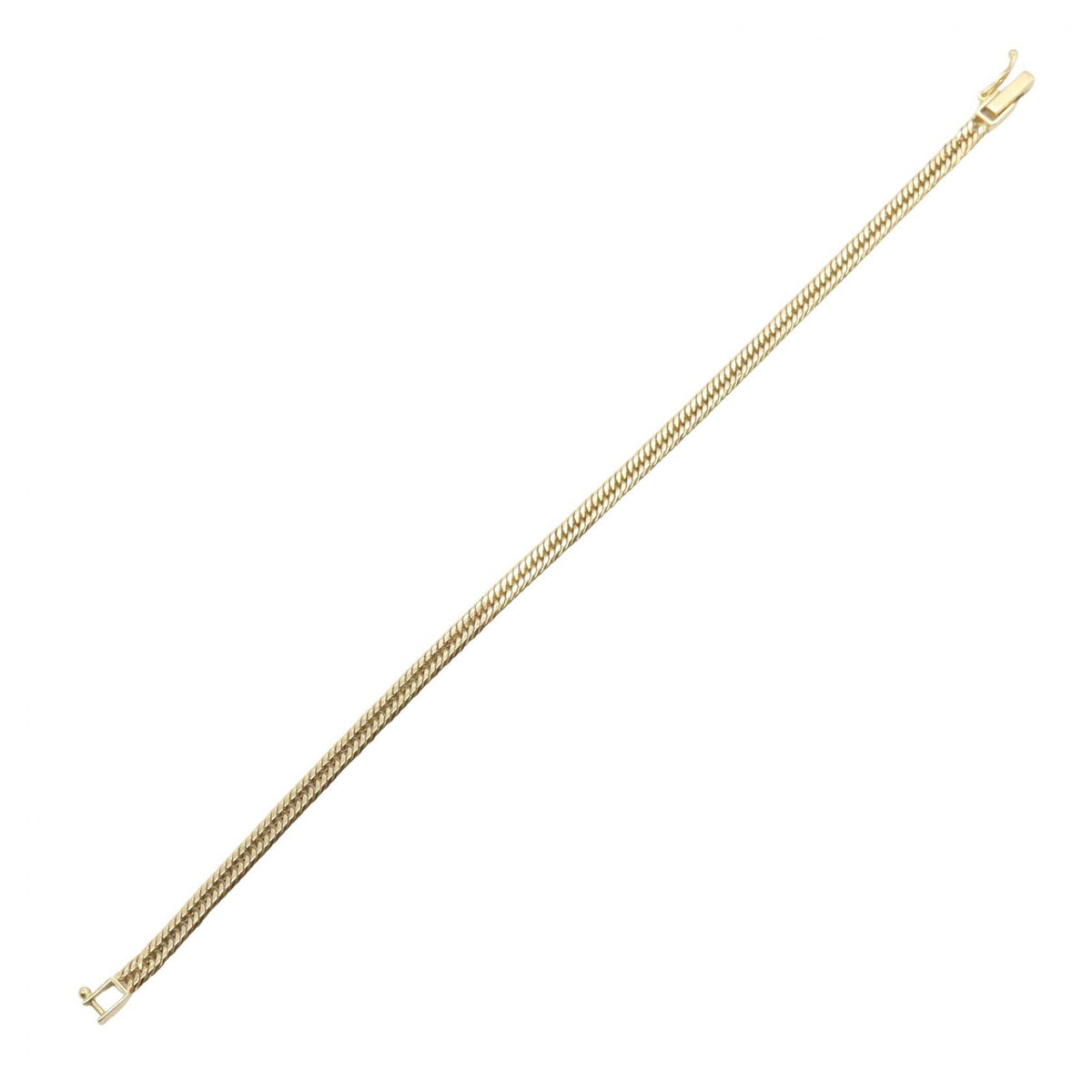 JEWELRY K18 Yellow Gold 8-Sided T Kihei Bracelet