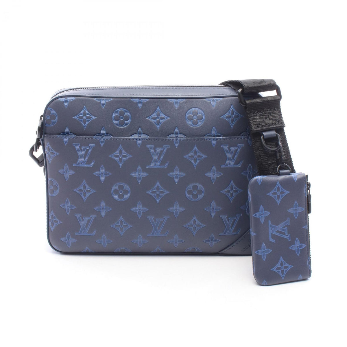 LOUIS VUITTON Duo Messenger Monogram Shadow Shoulder Bag