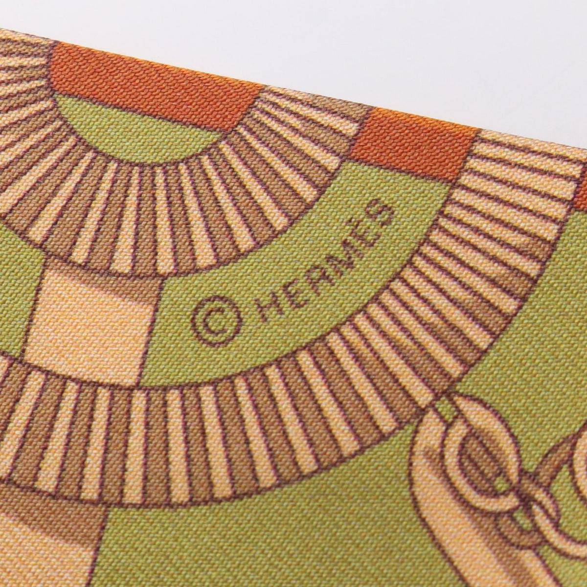HERMES Twilly Eperon d'Or Silk Scarf
