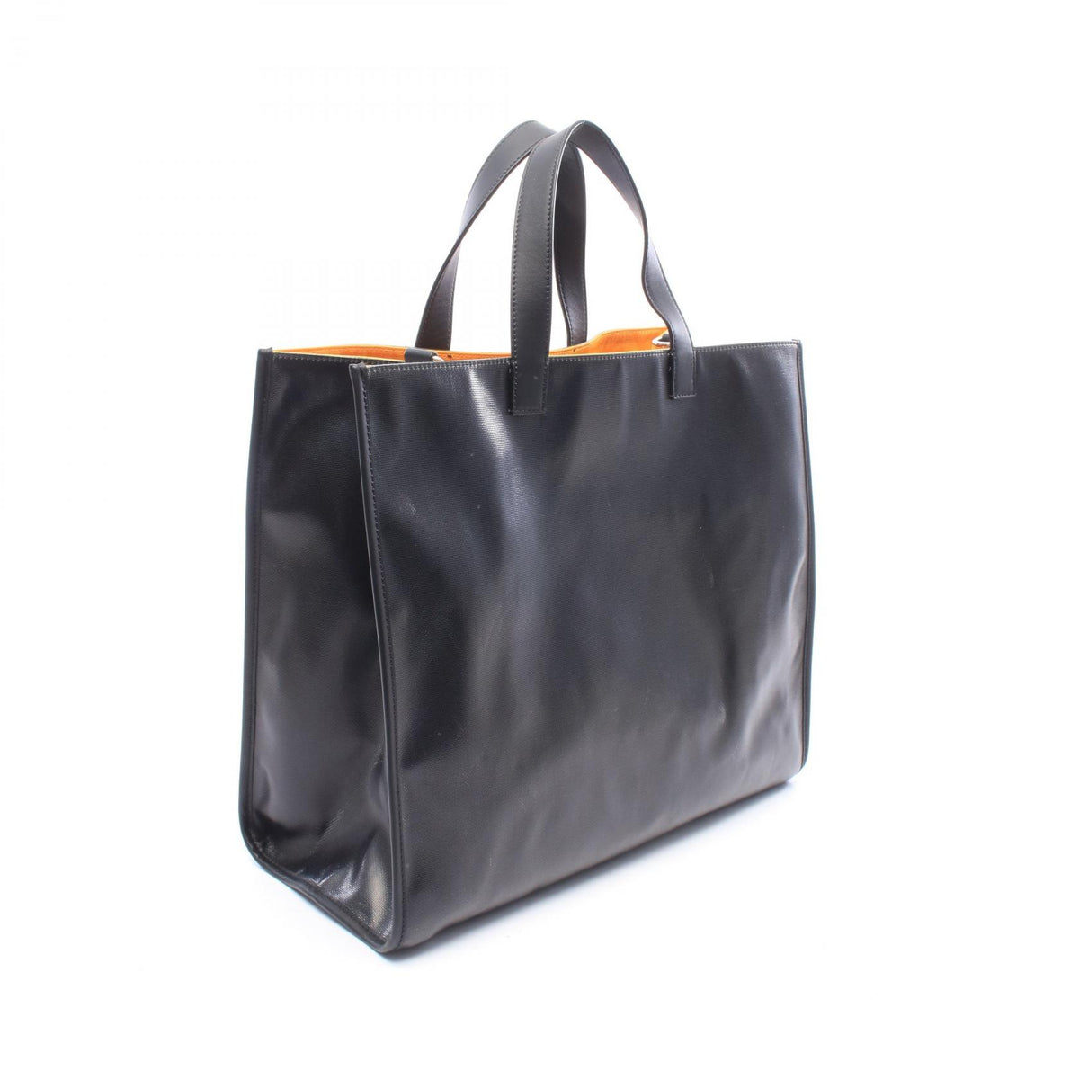FENDI 2-Way PVC Coated Canvas Bag Black