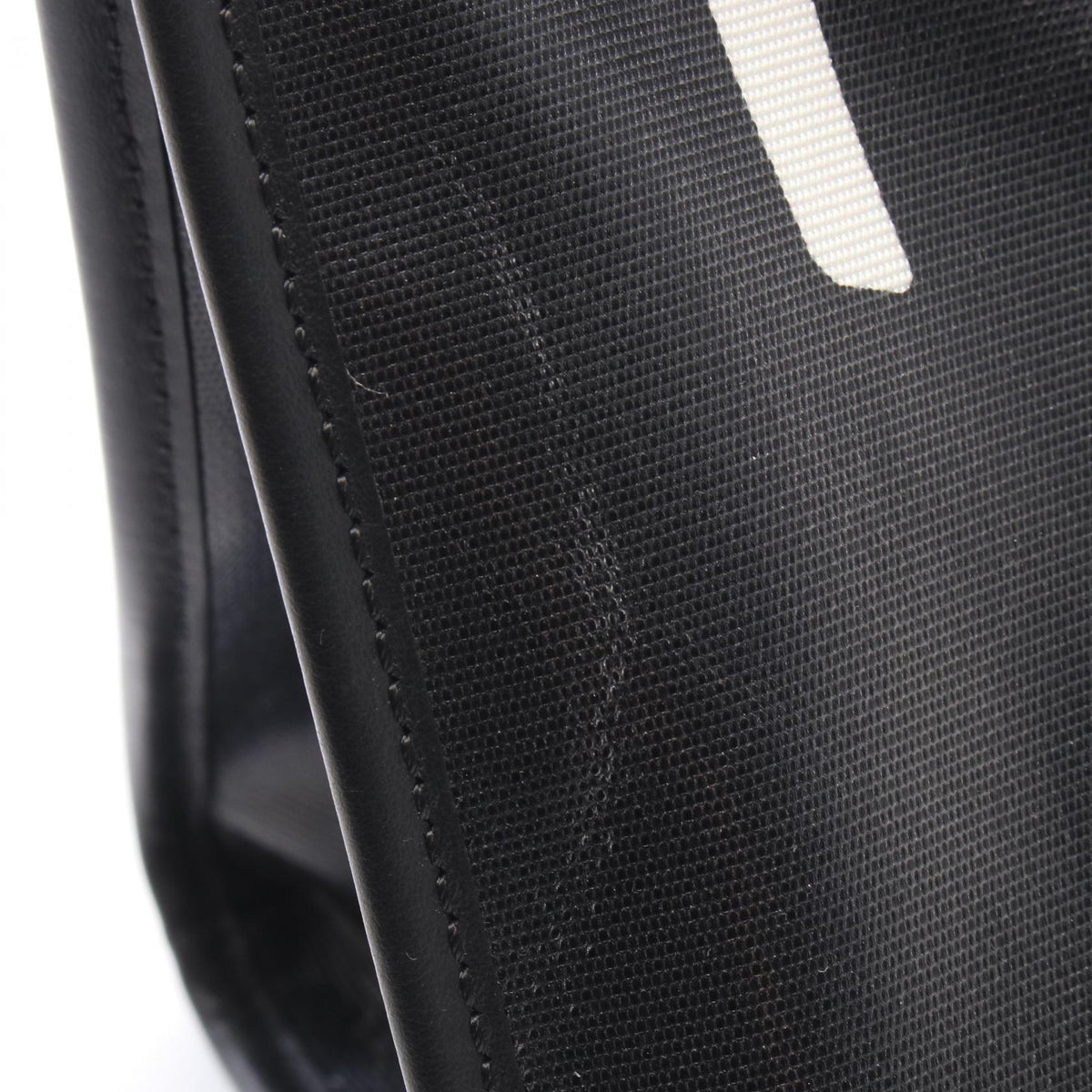 FENDI 2-Way PVC Coated Canvas Bag Black