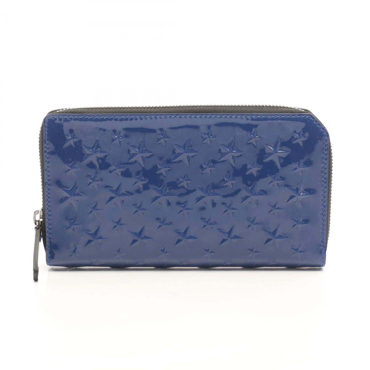 JIMMY CHOO CARNABY Blue Star Patent Wallet
