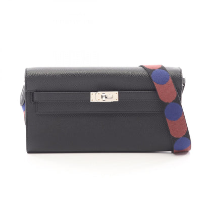 HERMES Kelly To Go Veau Epsom Bag Black