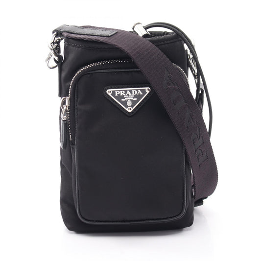 PRADA Re-Nylon Smartphone Case Shoulder Bag Black