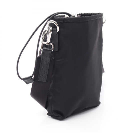 PRADA Re-Nylon Smartphone Case Shoulder Bag Black