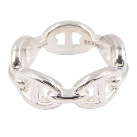 HERMES Enchainee PM Silver 925 Ring Size JP 11.5