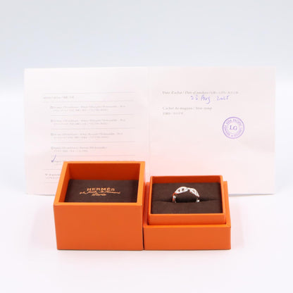 HERMES Enchainee PM Silver 925 Ring Size JP 11.5