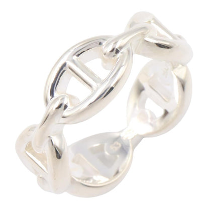 HERMES Enchainee PM Sterling Silver 925 Ring Size JP 12