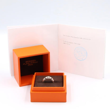 HERMES Enchainee PM Sterling Silver 925 Ring Size JP 12