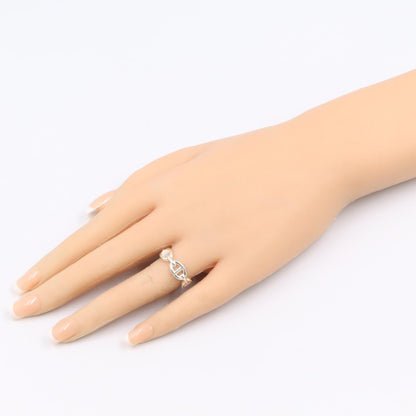 HERMES Enchainee PM Sterling Silver 925 Ring Size JP 12