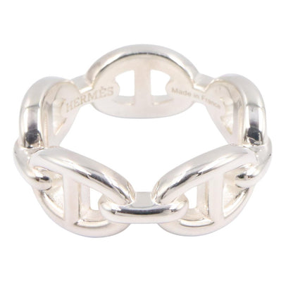 HERMES Chaine d'Ancre Enchainee PM 925 Ring Size JP 11.5