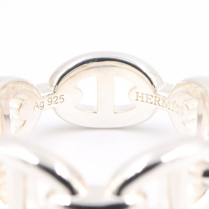 HERMES Chaine d'Ancre Enchainee PM 925 Ring Size JP 11.5