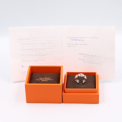 HERMES Chaine d'Ancre Enchainee PM 925 Ring Size JP 11.5