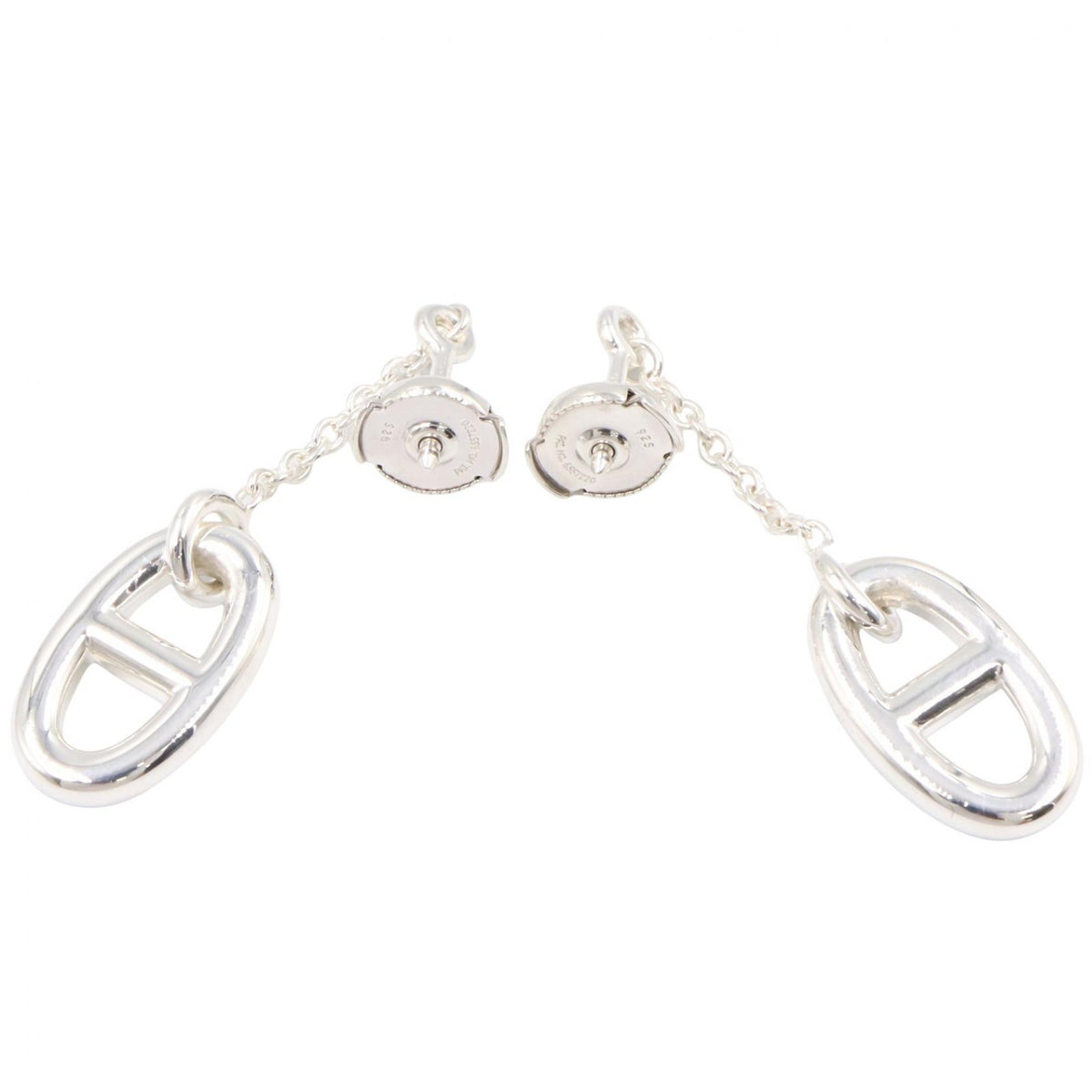 HERMES Farandole Silver 925 Earrings