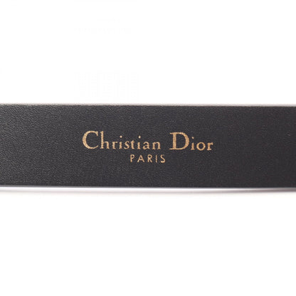 Dior CD Logo Buckle Leather Belt Black Size 75