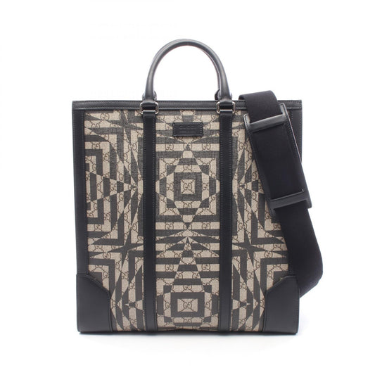 GUCCI GG Kaleido 2-Way Tote Bag Beige