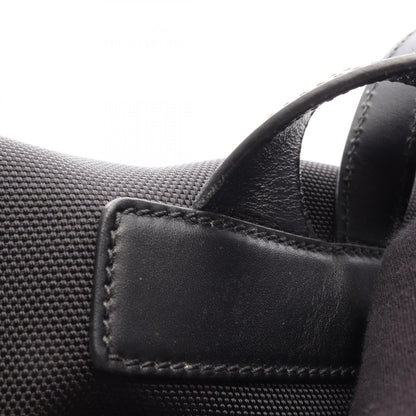 GUCCI Sherry Line Leather Nylon Backpack