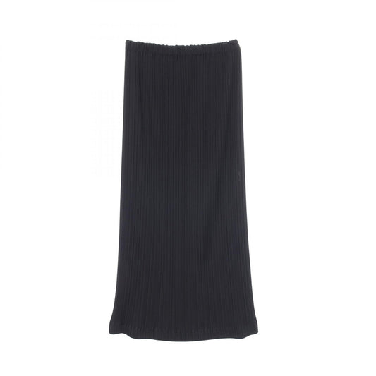 ISSEY MIYAKE Black Pleated Midi Skirt Size S