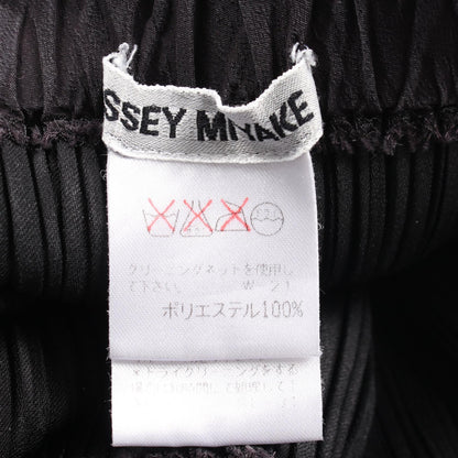 ISSEY MIYAKE Black Pleated Midi Skirt Size S