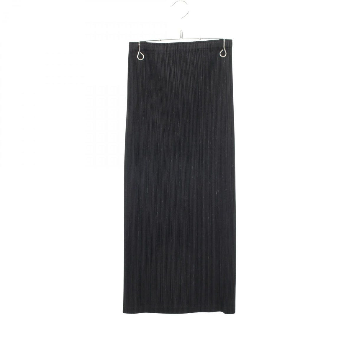 PLEATS PLEASE Pleated Polyester Skirt Black Size 3