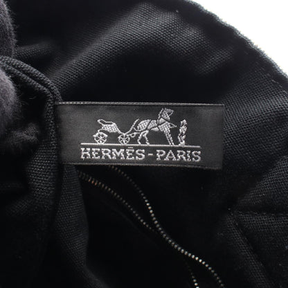 HERMES Sac Sao MM Beige Toile H Handbag