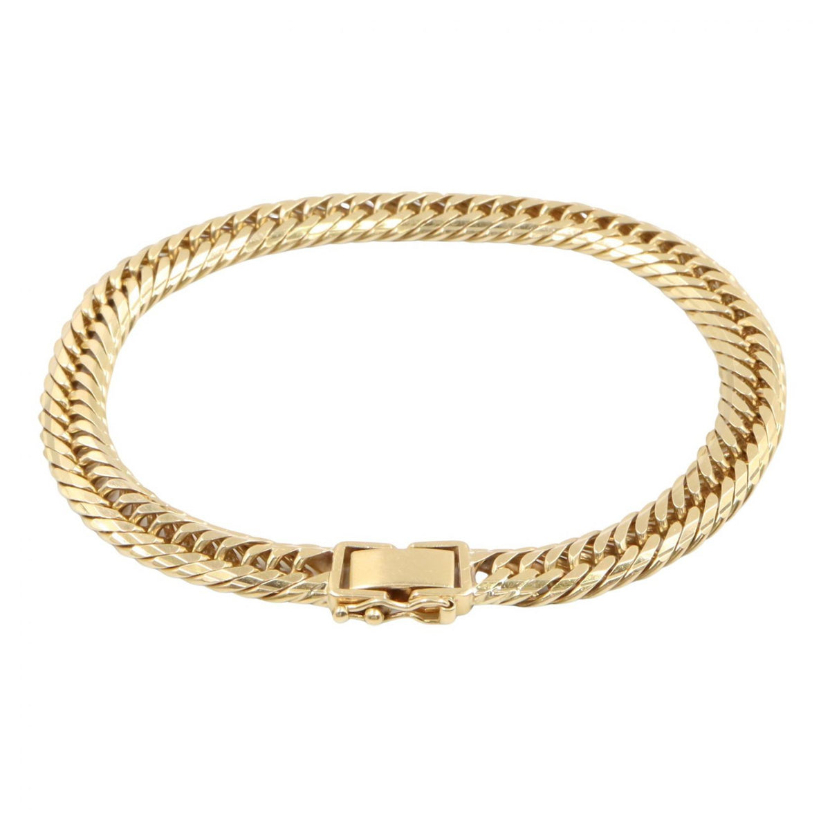 JEWELRY K18 Yellow Gold 12-sided T-cut Kihei Bracelet