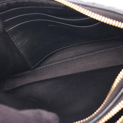 Miu Miu Matelassé Mini Leather Bag Black