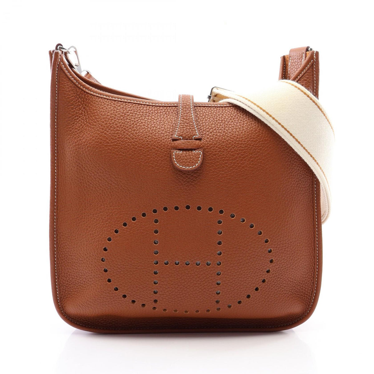 HERMES Evelyne 3 PM Taurillon Clemence Shoulder Bag