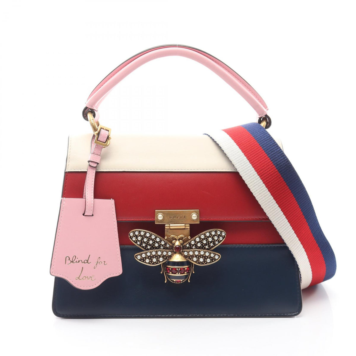 GUCCI Queen Margaret Red 2WAY Handbag