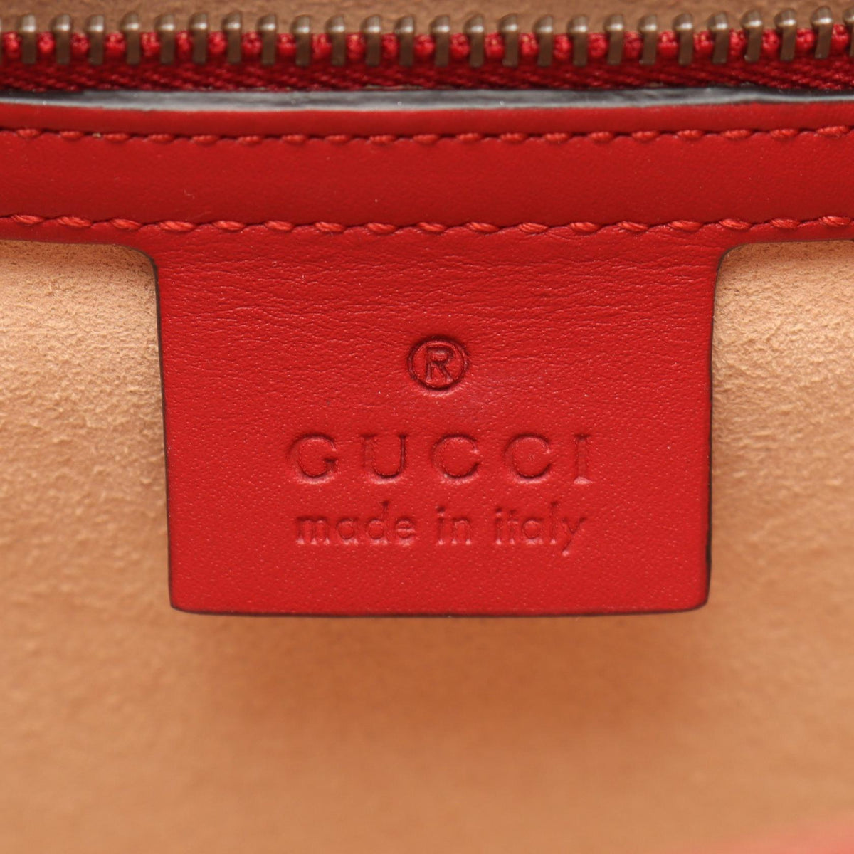 GUCCI Queen Margaret Red 2WAY Handbag