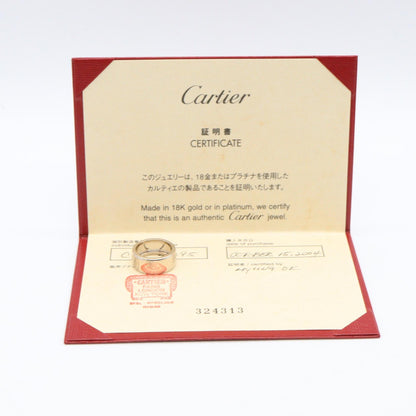 CARTIER Happy Birthday K18 White Gold Ring Size JP 7