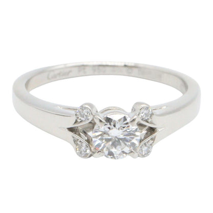 CARTIER Ballerine Diamond Platinum Ring Size JP 5.5