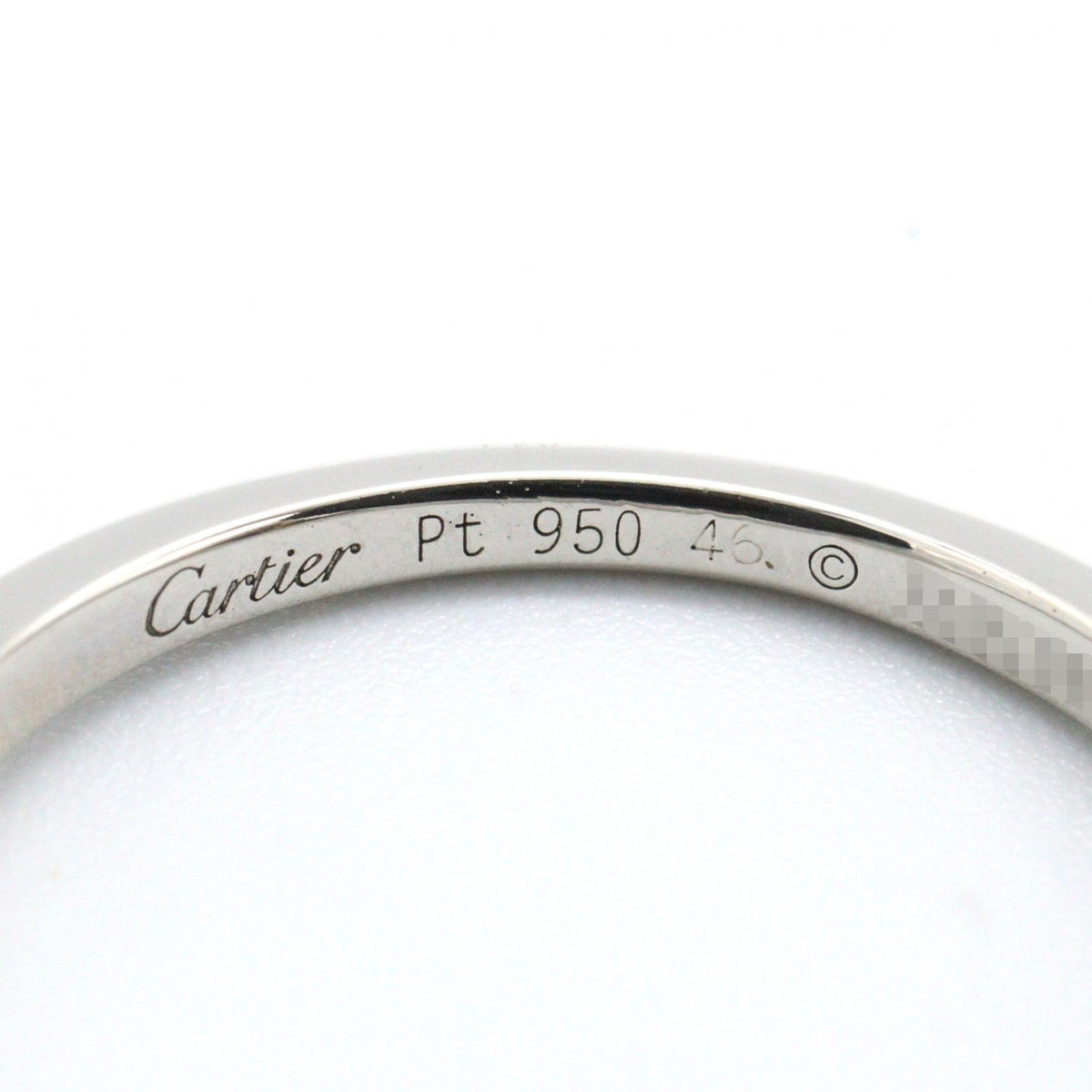CARTIER Ballerine Diamond Platinum Ring Size JP 5.5