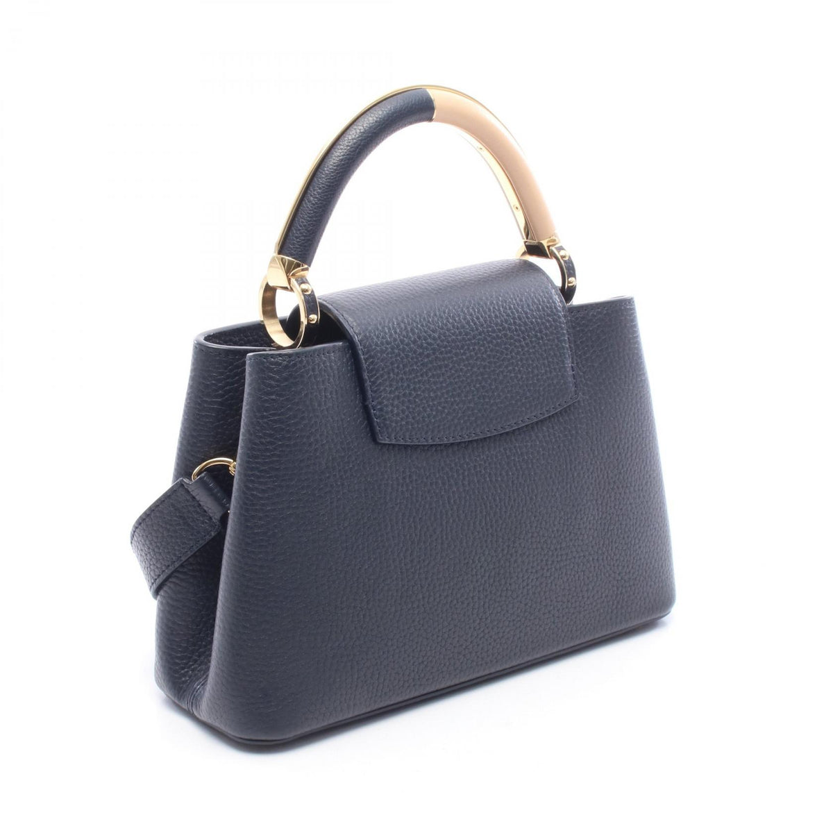 LOUIS VUITTON Capucines BB Handbag Navy