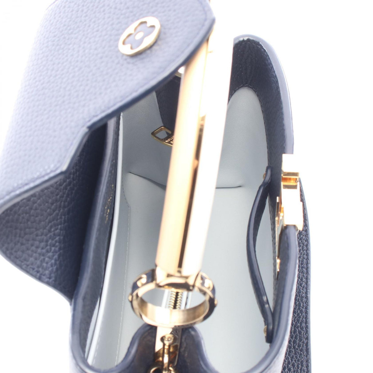 LOUIS VUITTON Capucines BB Handbag Navy