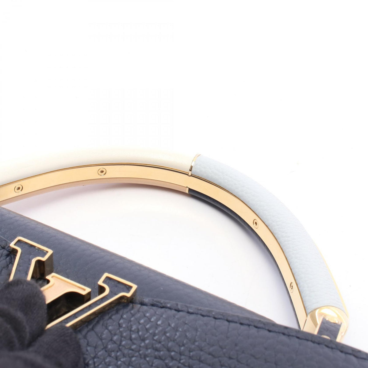 LOUIS VUITTON Capucines BB Handbag Navy