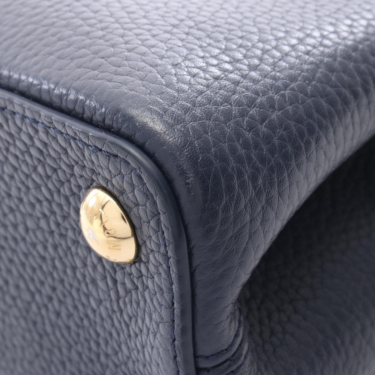 LOUIS VUITTON Capucines BB Handbag Navy