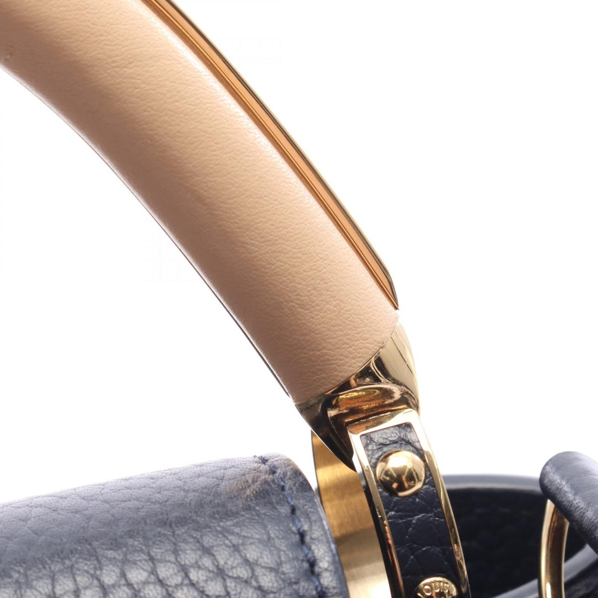 LOUIS VUITTON Capucines BB Handbag Navy