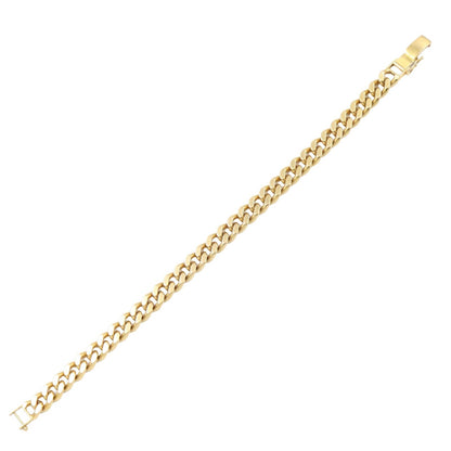 JEWELRY K18 Yellow Gold Curb Chain Bracelet