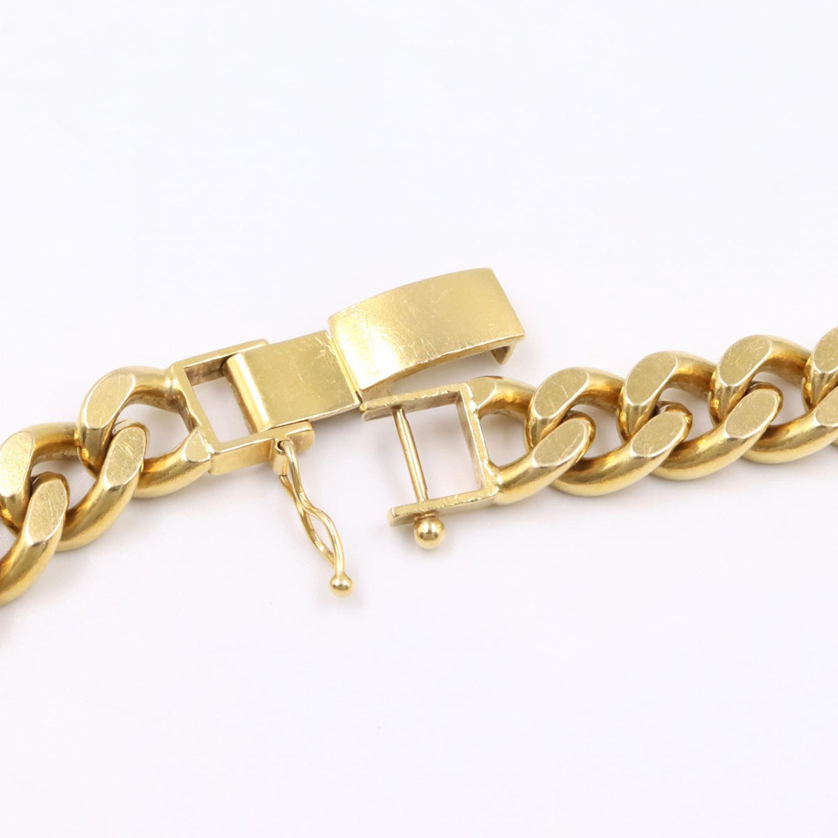 JEWELRY K18 Yellow Gold Curb Chain Bracelet